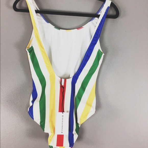 Solid & stripped The Anne Marie One Piece - Picture 5 of 8